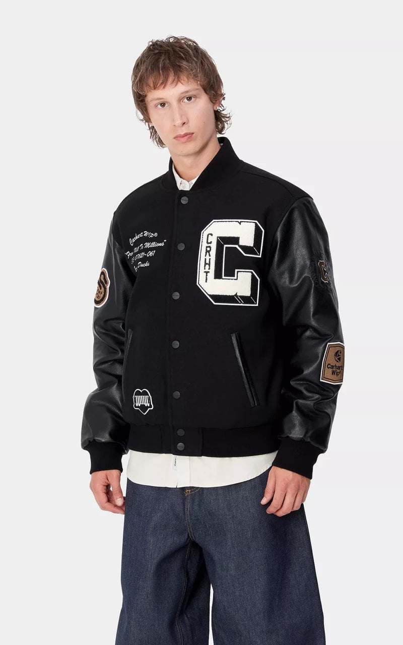 Carhartt WIP Brown Ducks Bomber Black/Black