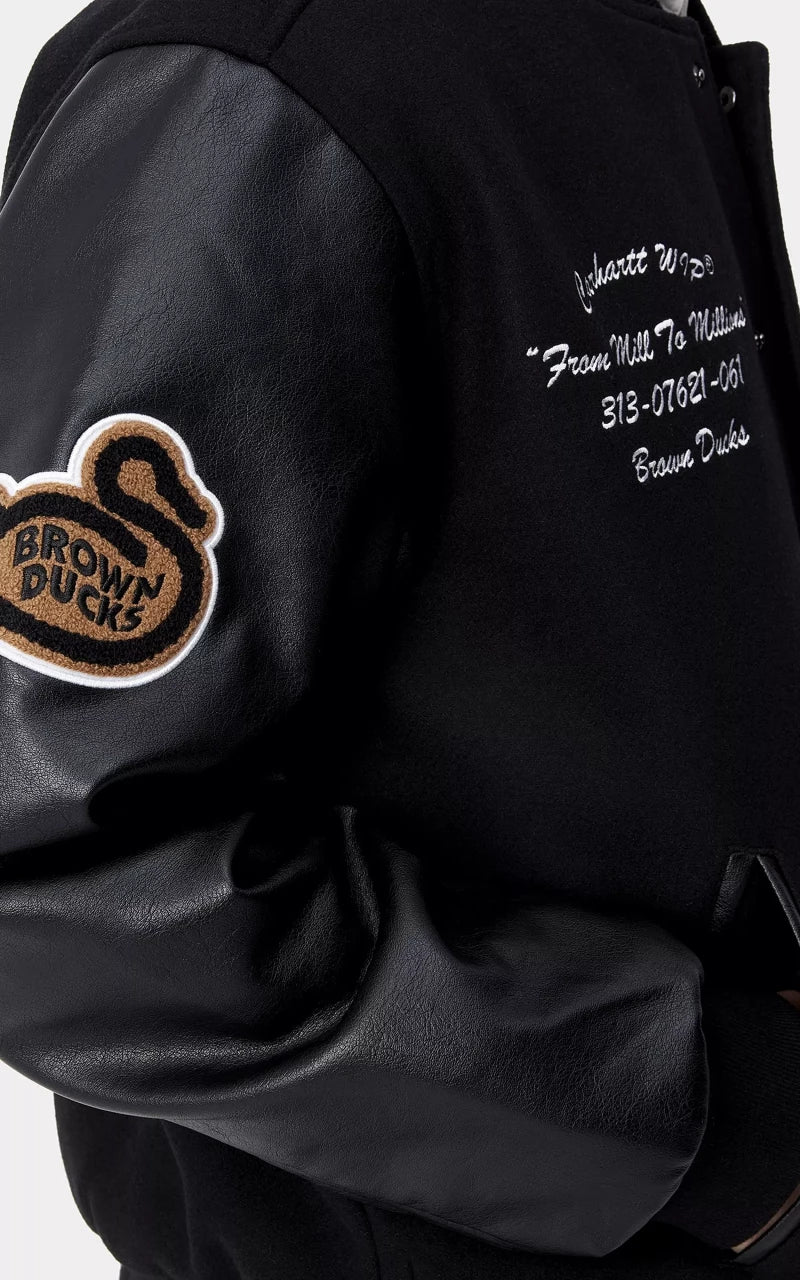 Carhartt WIP Brown Ducks Bomber Black/Black
