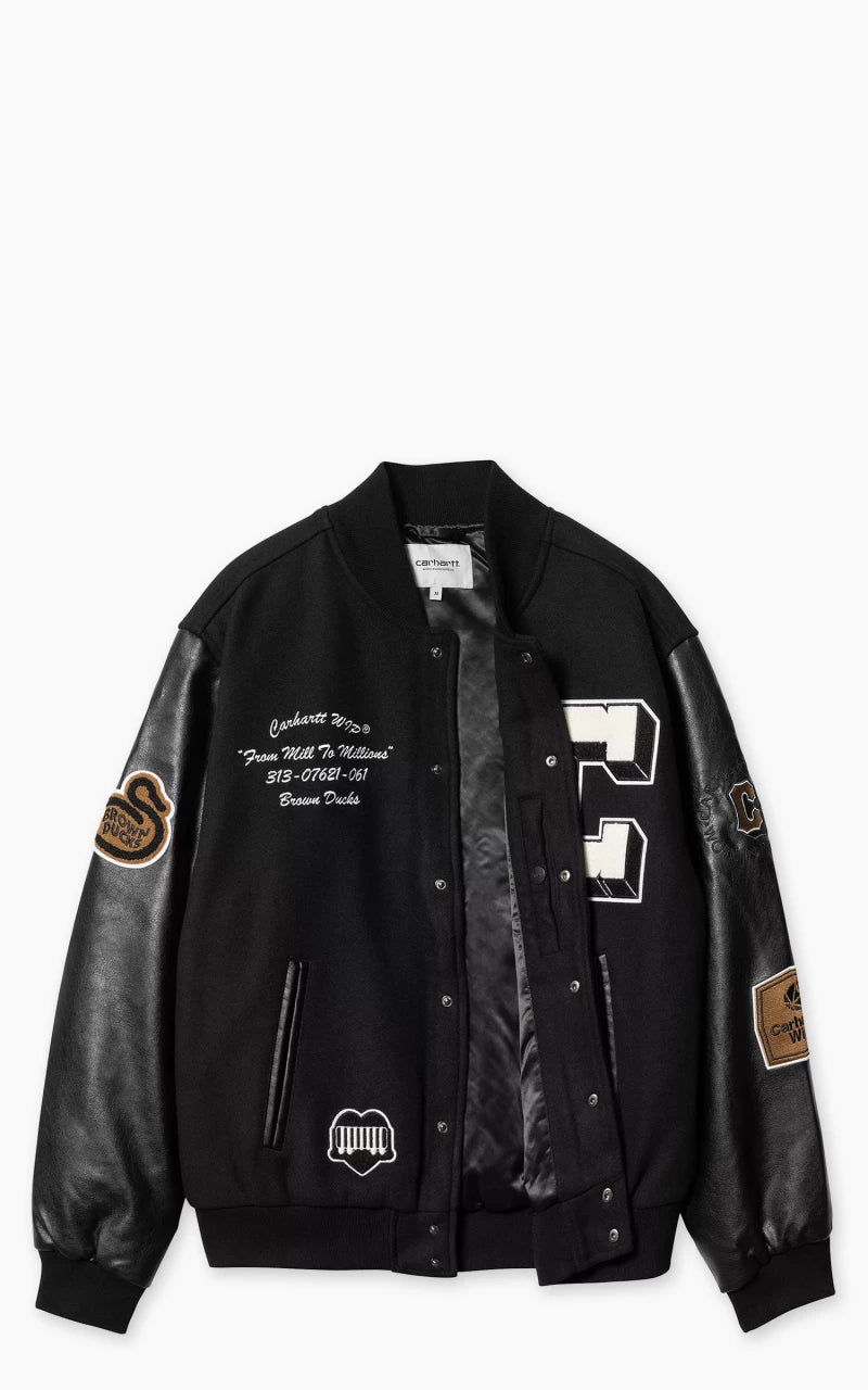 Carhartt WIP Brown Ducks Bomber Black/Black