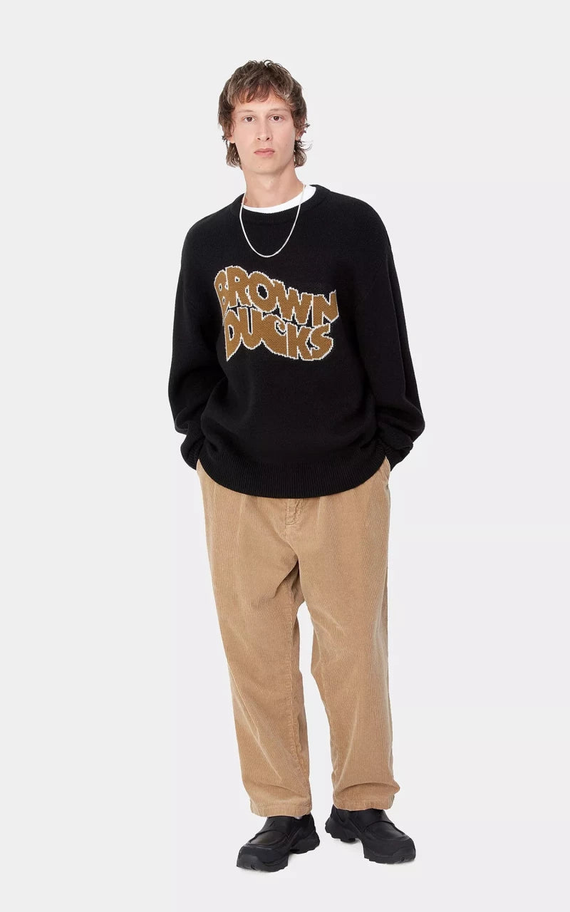 Carhartt WIP Brown Ducks Sweater Black