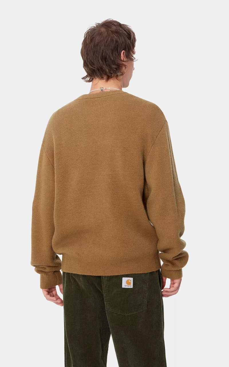 Carhartt WIP Brown Ducks Sweater Hamilton Brown