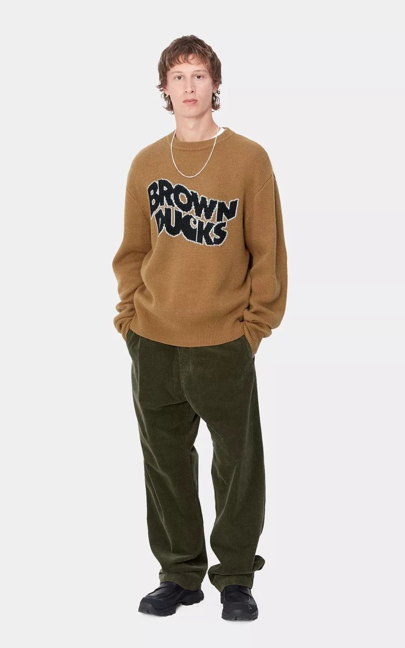 Carhartt WIP Brown Ducks Sweater Hamilton Brown
