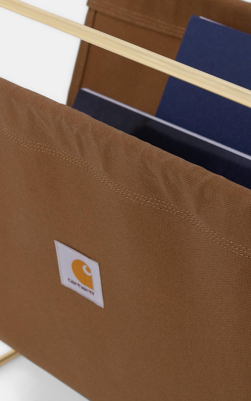 Carhartt WIP Canvas Magazinständer Hamilton Braun