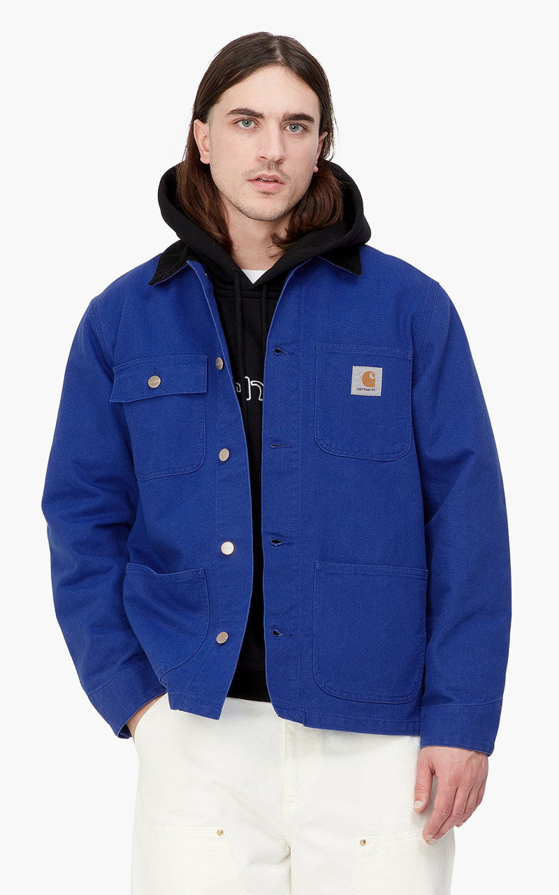 Carhartt WIP Michigan Coat Lazurite/Black Rinsed