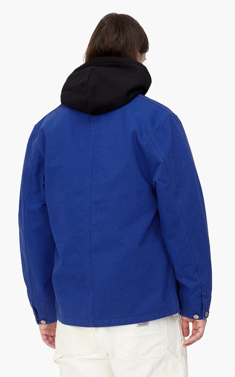 Carhartt WIP Michigan Coat Lazurite/Black Rinsed