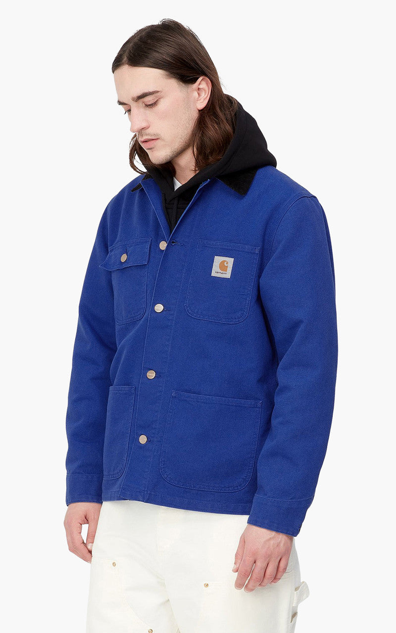 Carhartt WIP Michigan Coat Lazurite/Black Rinsed