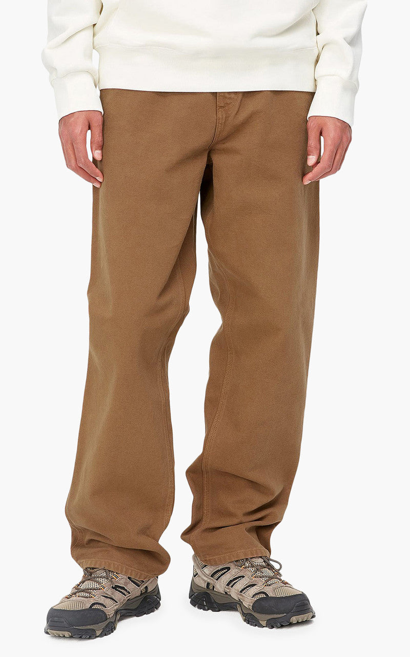 Carhartt WIP Single Knee Pant Dearborn Canvas Faded Tamarind