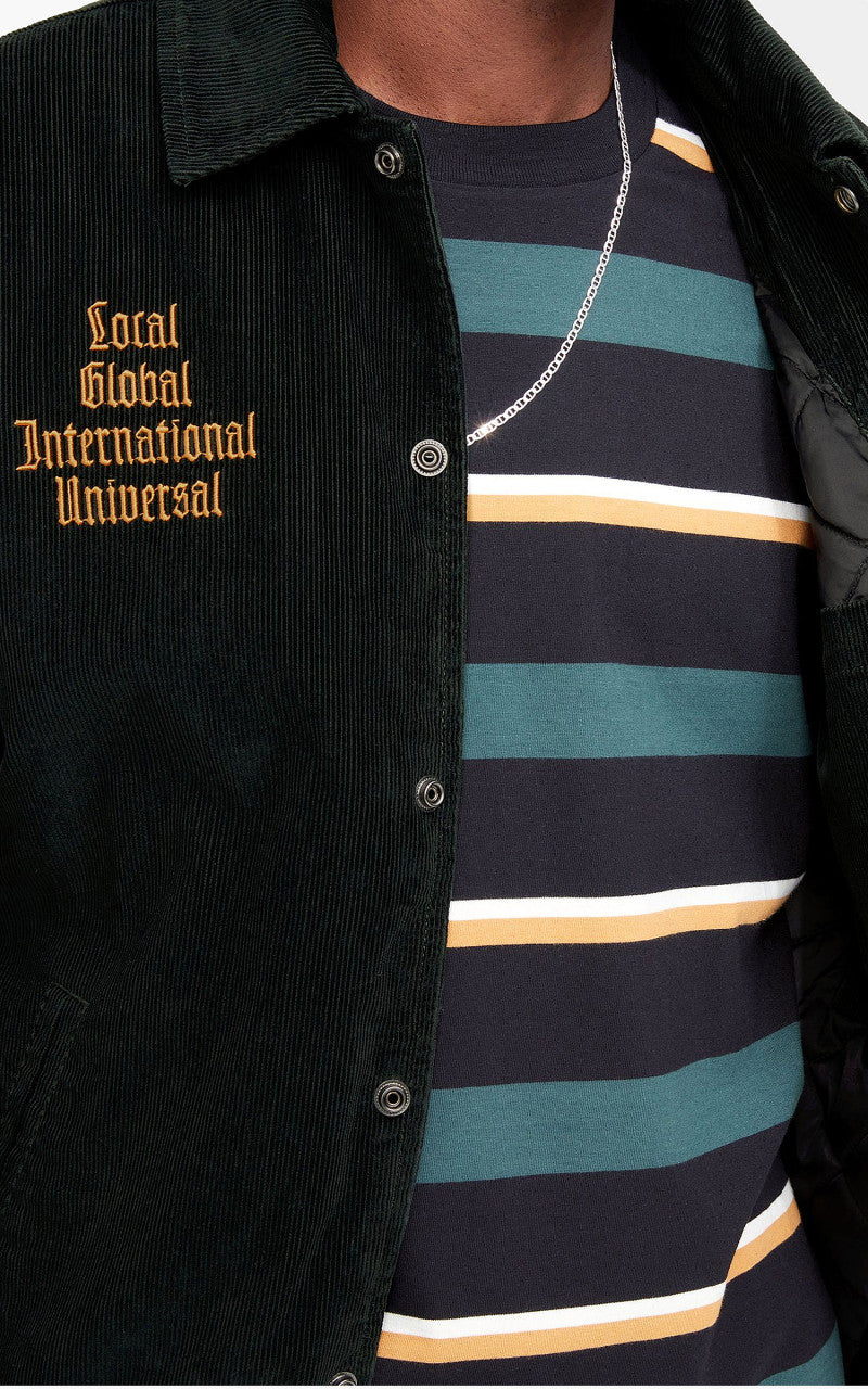 Carhartt WIP Letterman Jacket Black/Brick