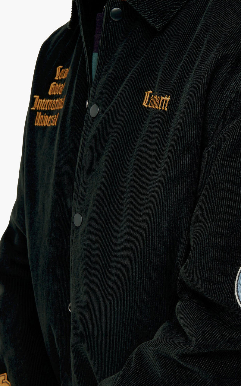 Carhartt WIP Letterman Jacket Black/Brick
