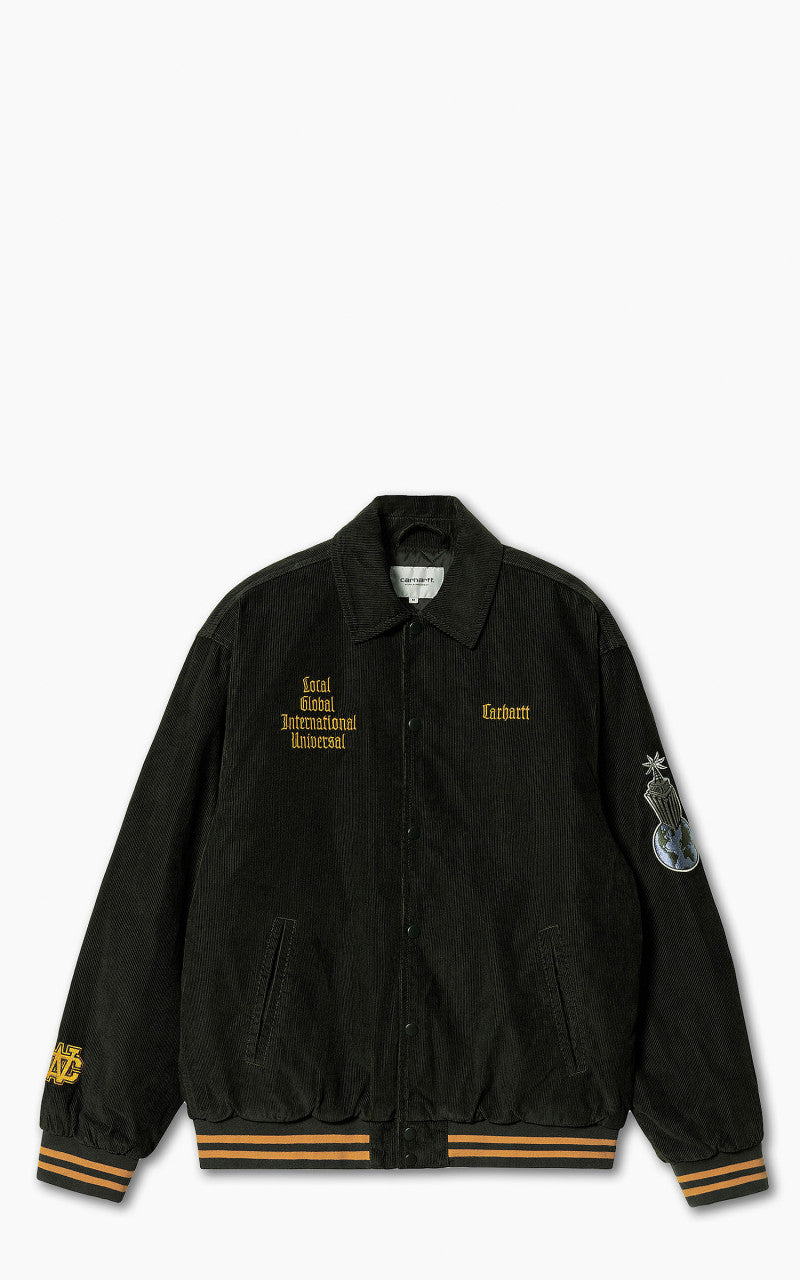 【希少】Carhartt WIP LETTERMAN JACKET 2429 Carhartt WIP Letterman Jacket Black | BSTN Store