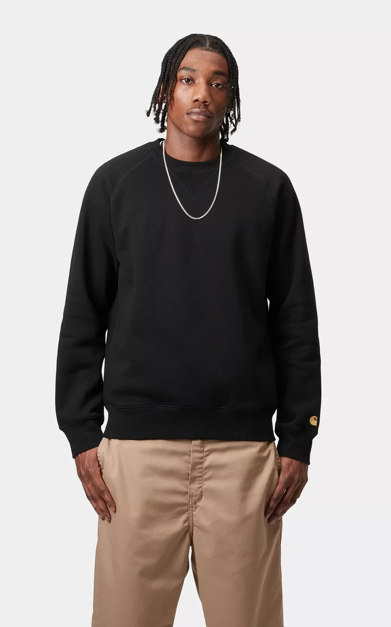 Carhartt WIP Chase Sweatshirt Black/Gold