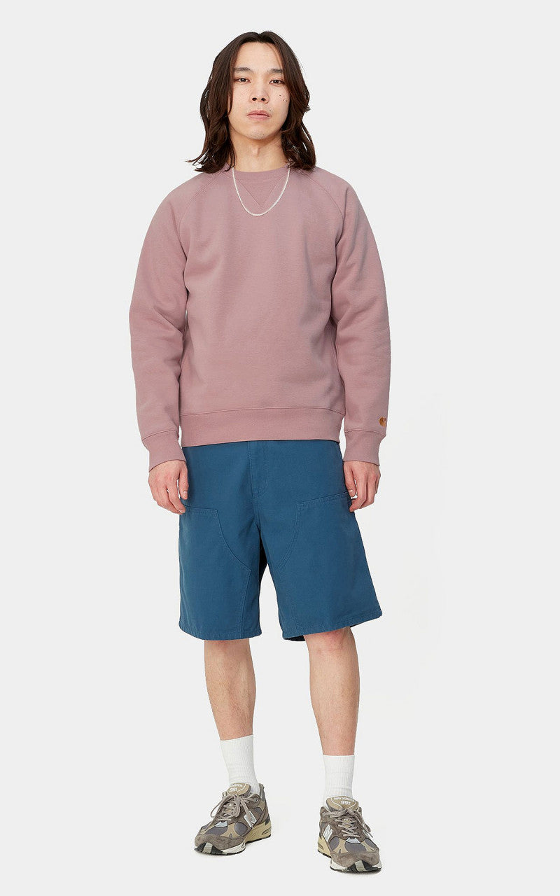 Carhartt WIP Chase Sweatshirt Glassy Pink/Gold