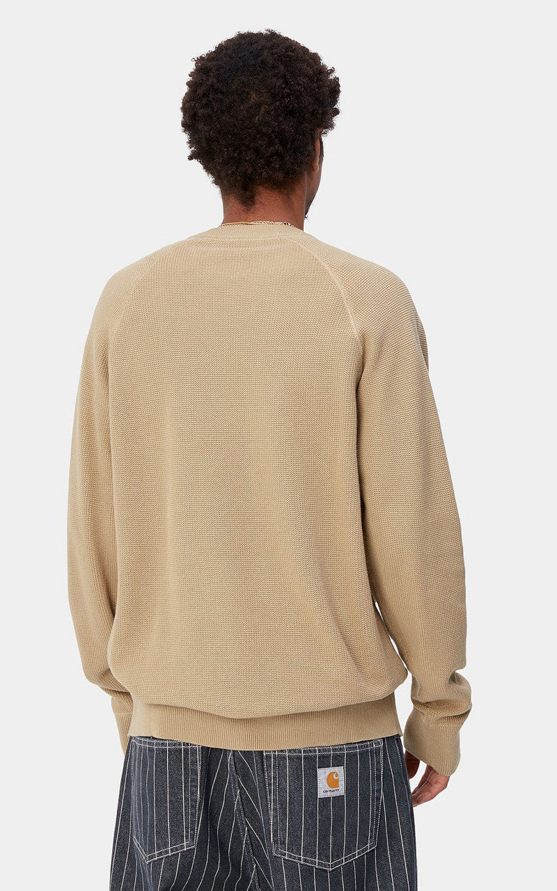 Carhartt WIP Chase Sweater Gauge Sable/Gold