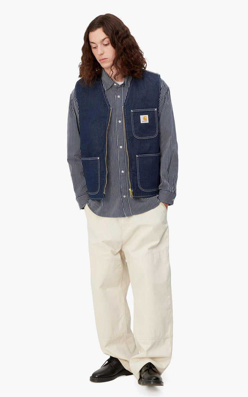 Carhartt WIP Chore Vest Blue One Wash