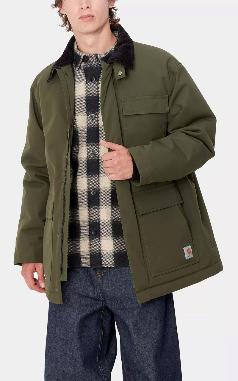 Carhartt WIP Clarton Coat Office Green/Black