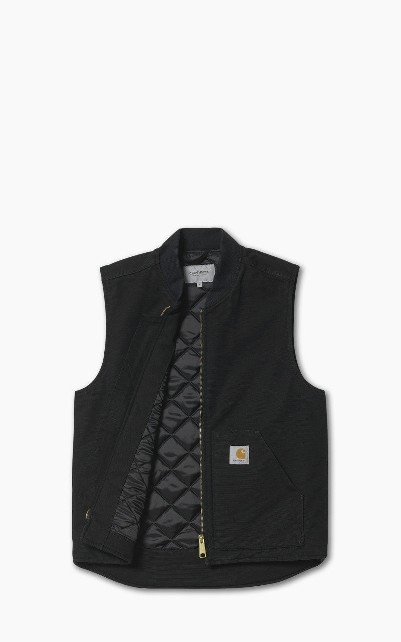 Carhartt WIP Classic Vest Black Rinsed