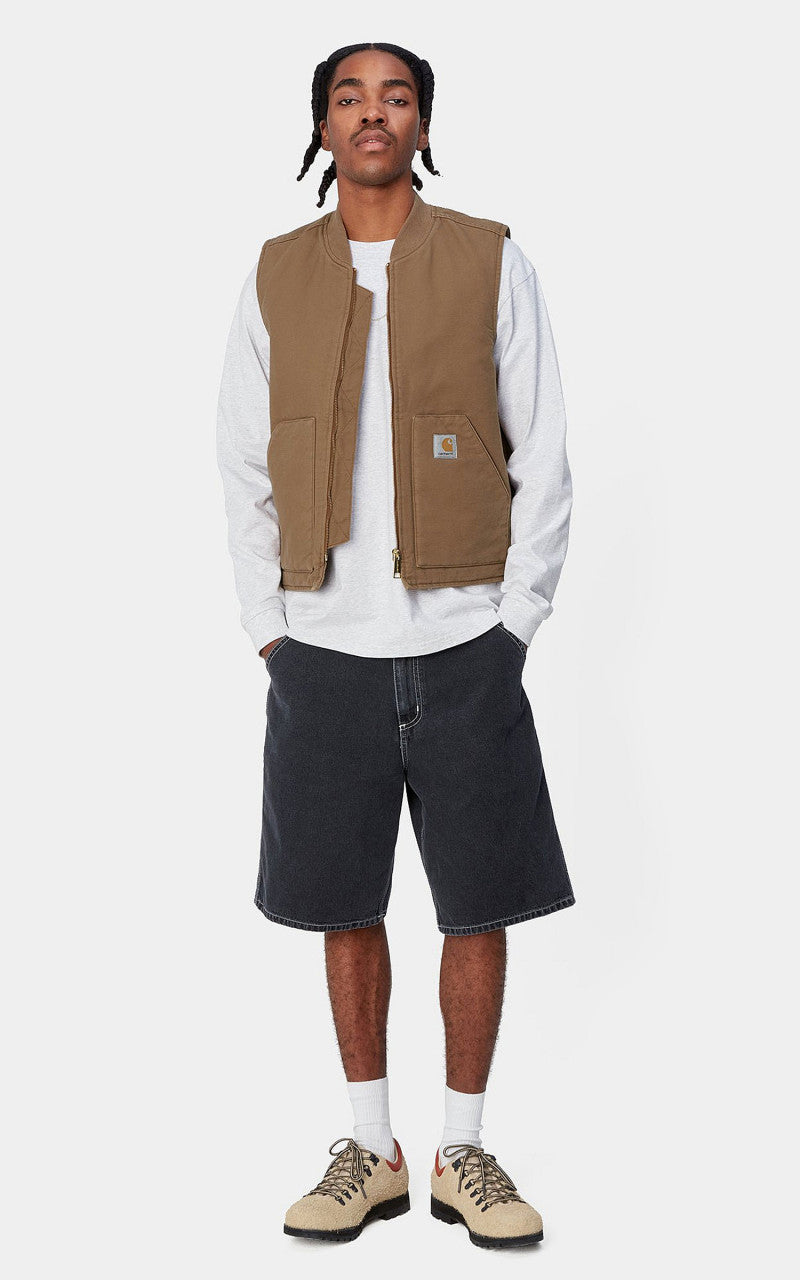 Carhartt WIP Classic Vest Hamilton Brown Rinsed
