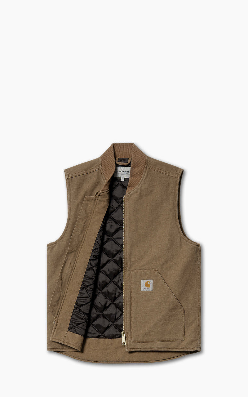 Carhartt WIP Classic Vest Hamilton Brown Rinsed