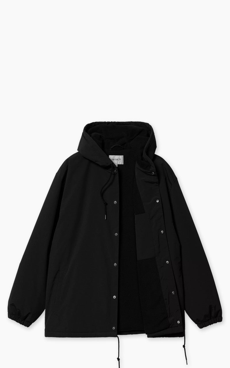 Carhartt WIP Hooded Coach Jacket Black/White
