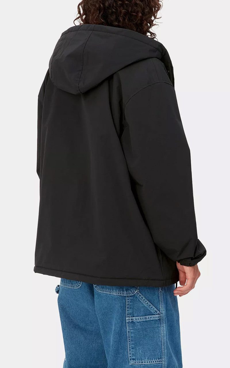 Carhartt WIP Hooded Coach Jacket Black/White