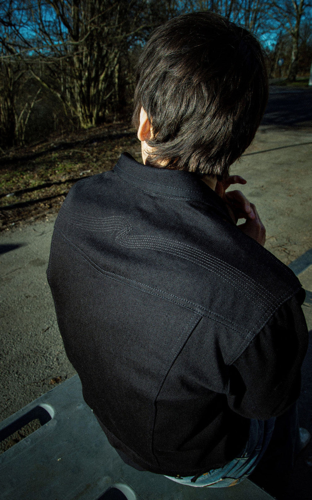 Nudie Jeans Conny Denim Jacket Dry Black Tar