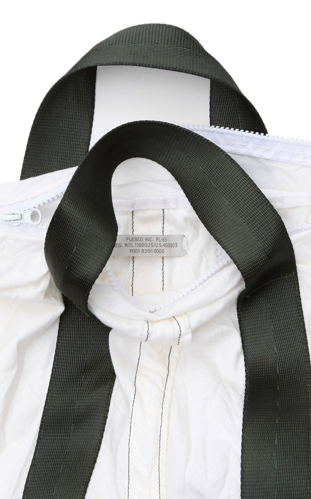 Puebco Vintage Parachute Tote Bag Green Belt