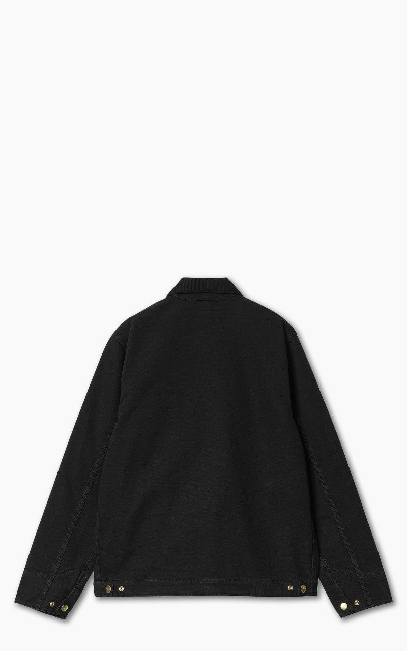 Carhartt WIP Detroit Jacket Dearborn Canvas Black/Black Aged Canvas