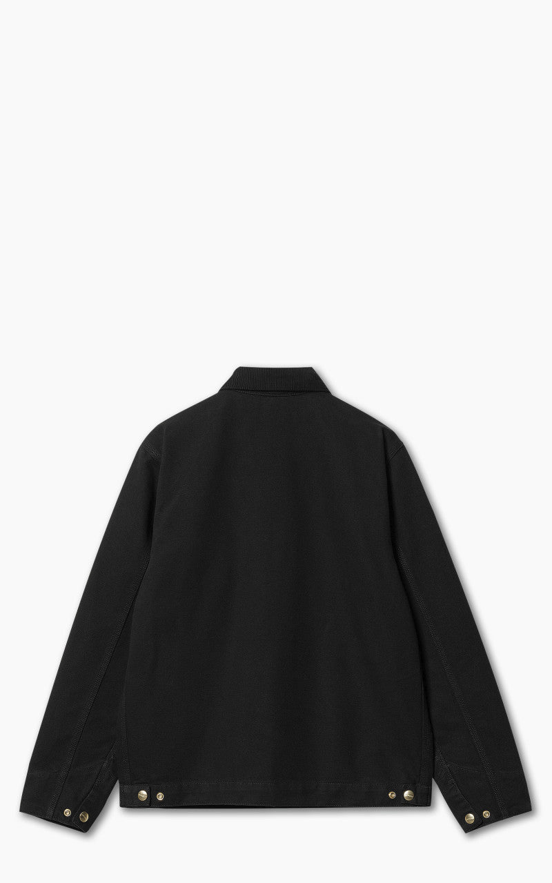 Carhartt WIP Detroit Jacket Dearborn Canvas Black/Black Rinsed