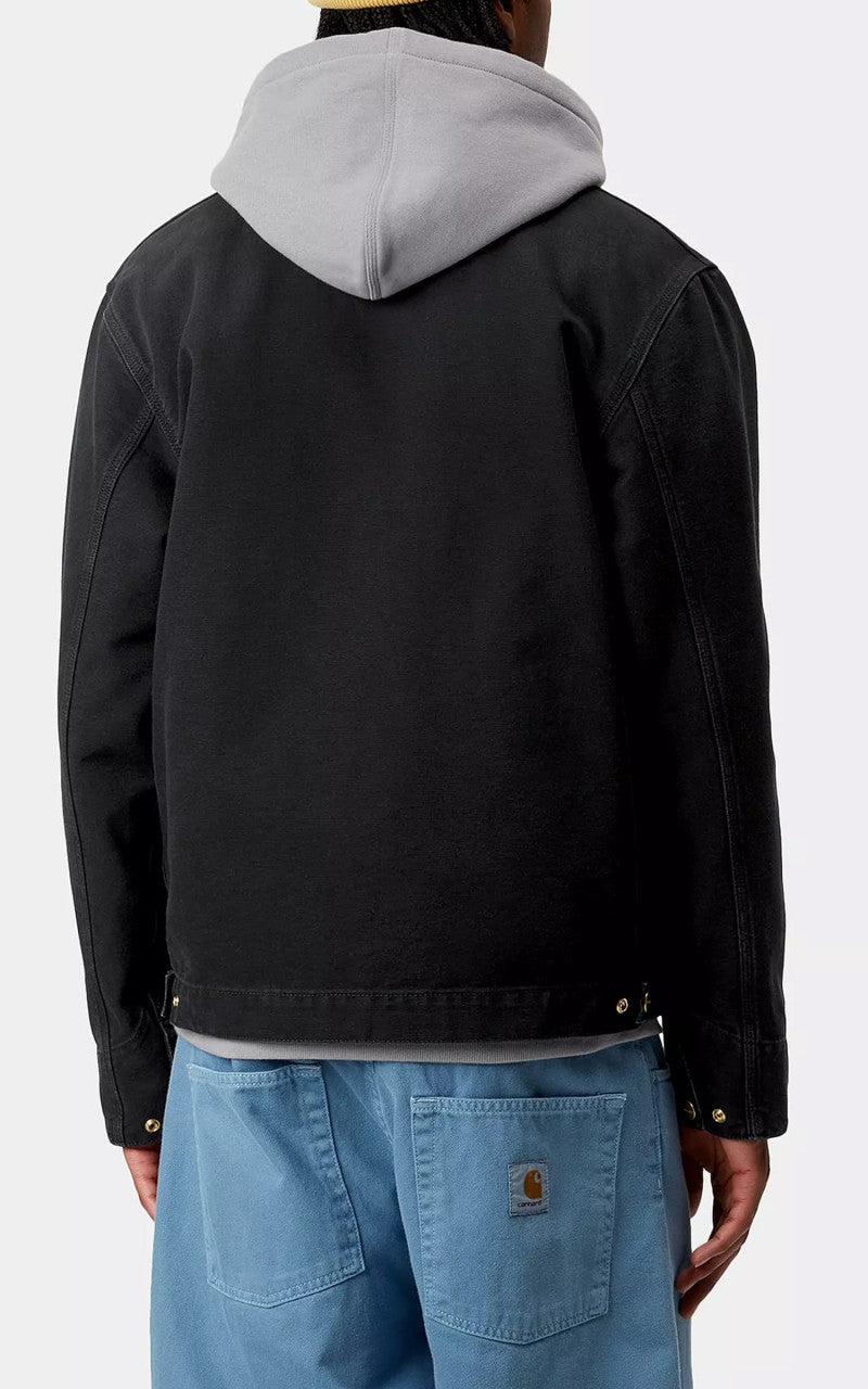Carhartt WIP Detroit Jacket Dearborn Stone Canvas Black/Black