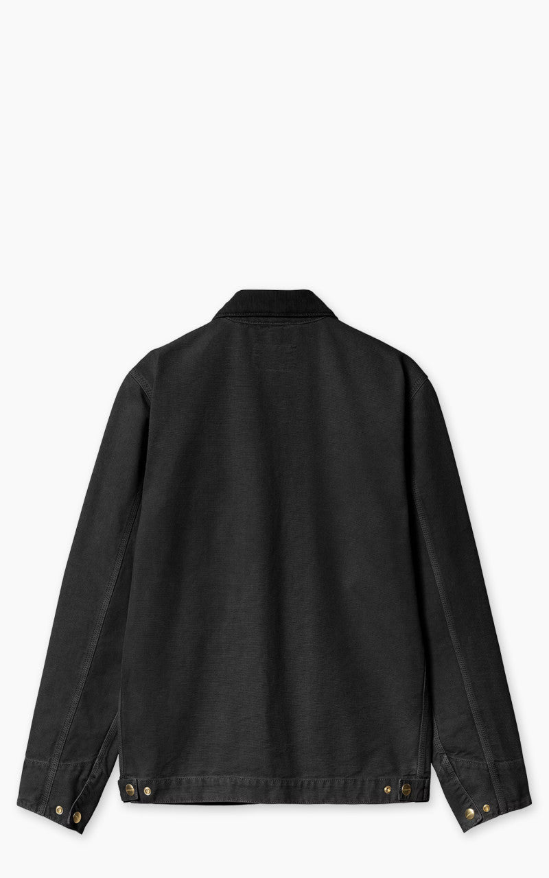 Carhartt WIP Detroit Jacket Dearborn Stone Canvas Black/Black