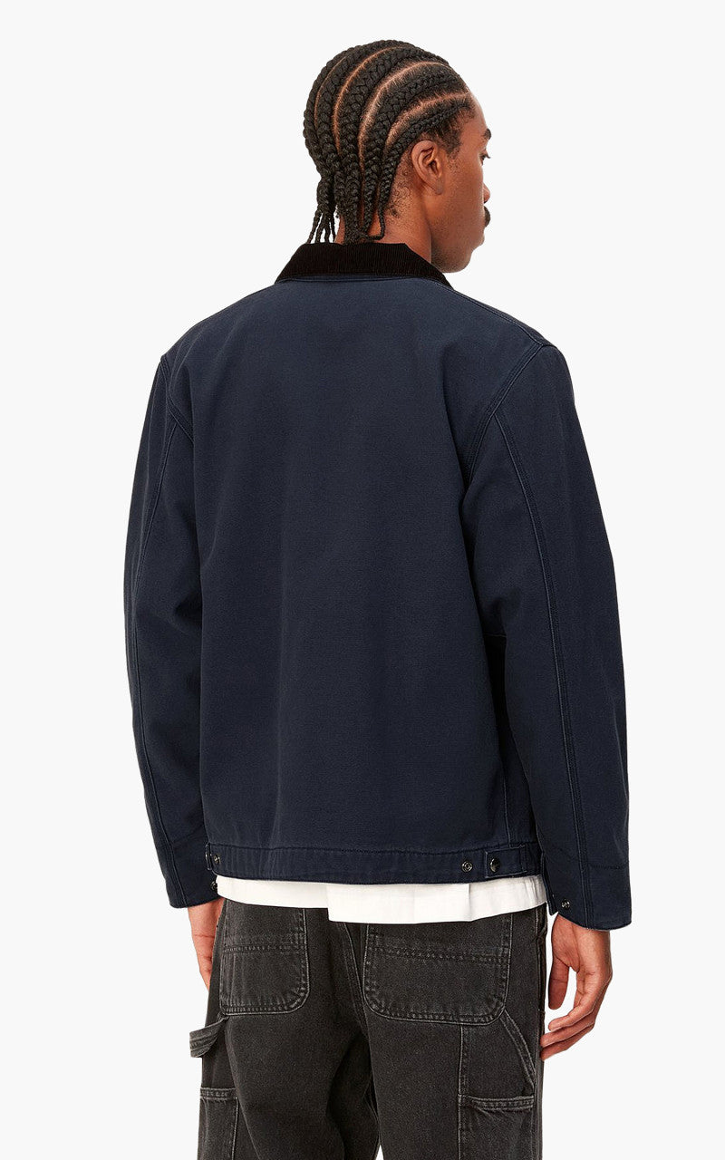 Carhartt WIP Detroit Jacket Dearborn Canvas Heavy Stone Wash Blue