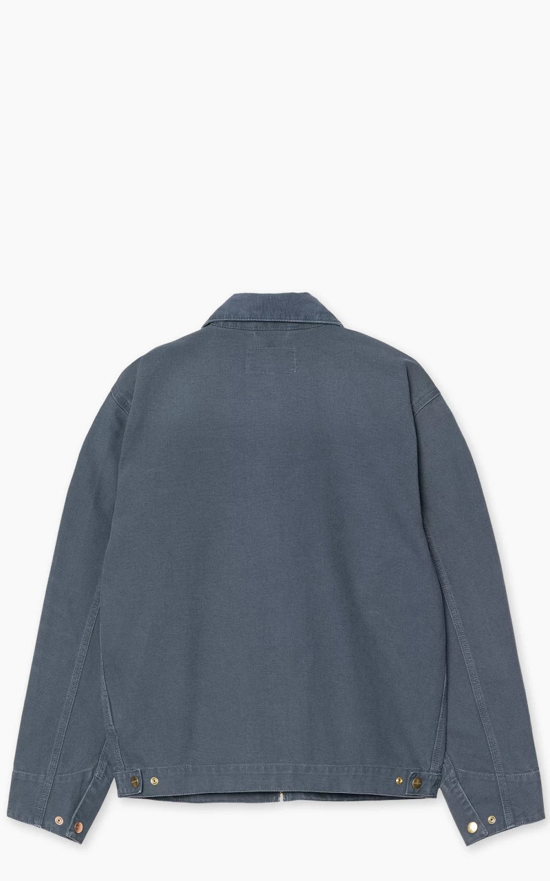 Carhartt WIP Detroit Jacket Dearborn Stone Canvas Dusky Blue