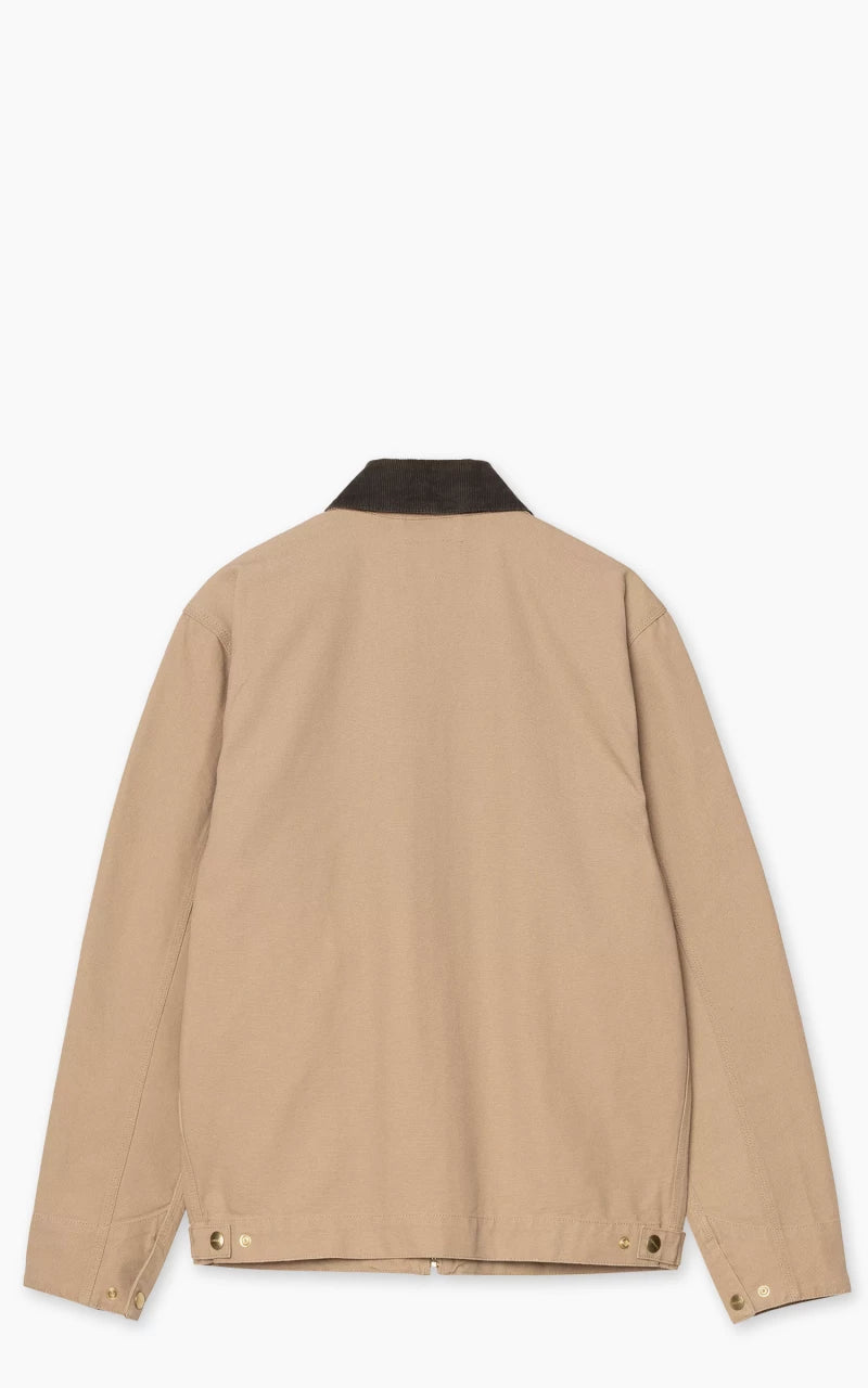 Carhartt WIP Detroit Jacket Dearborn Canvas Rinsed Dusty H Brown/Tobacco