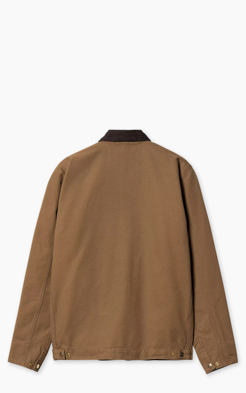 Carhartt WIP Detroit Jacket Dearborn Canvas Rinsed Hamilton Brown/Tobacco