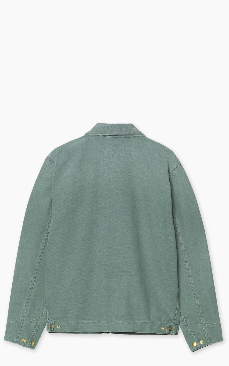 Carhartt WIP Detroit Jacket Dearborn Stone Canvas Silver Pine