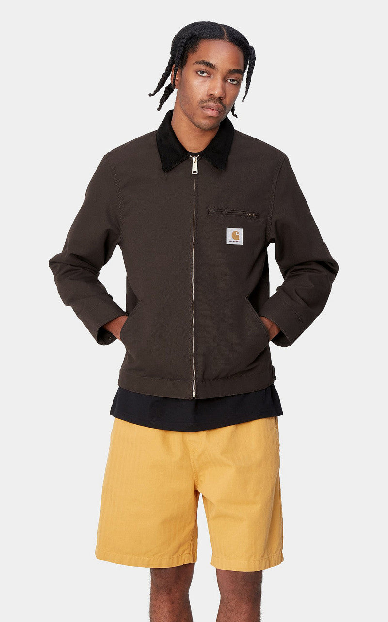 Carhartt WIP Detroit Jacket Dearborn Canvas Rigid Tobacco
