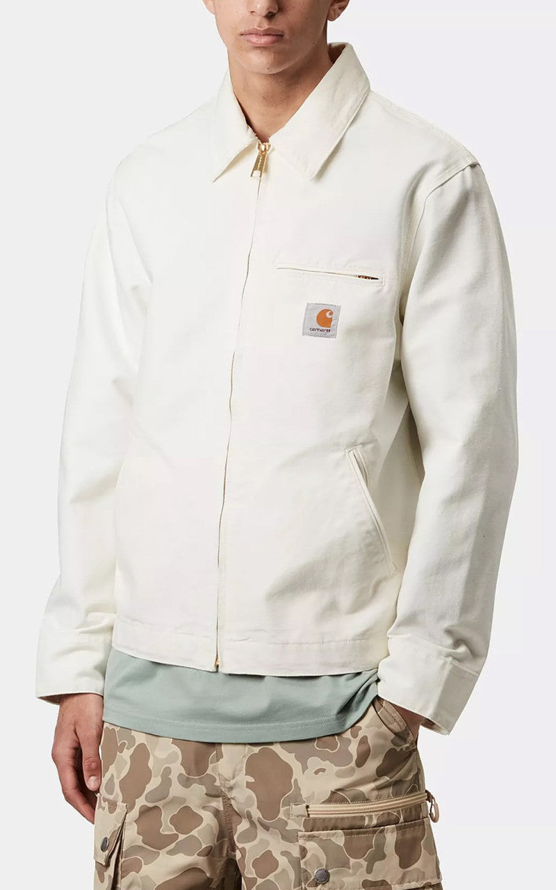 Carhartt WIP Detroit Jacket Dearborn Canvas Rinsed Wax/Wax