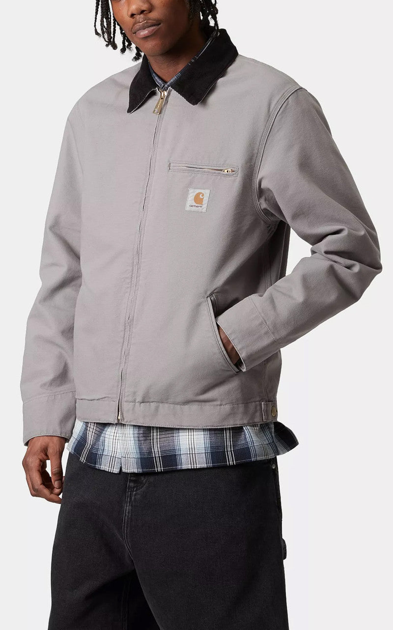Carhartt WIP Detroit Jacket Dearborn Canvas Rinsed Yosemite/Black