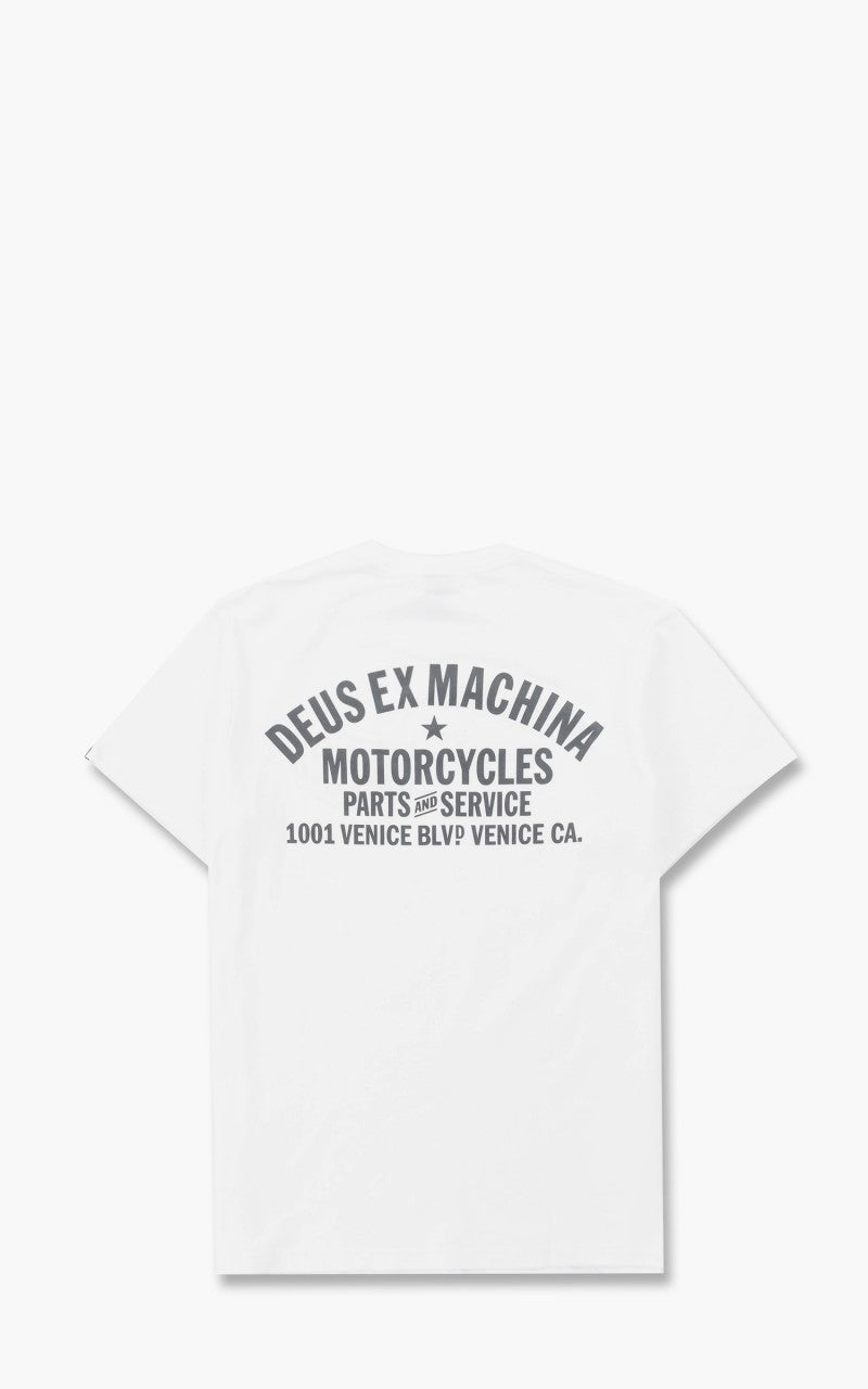 Deus Ex Machina Venice Address Tee White