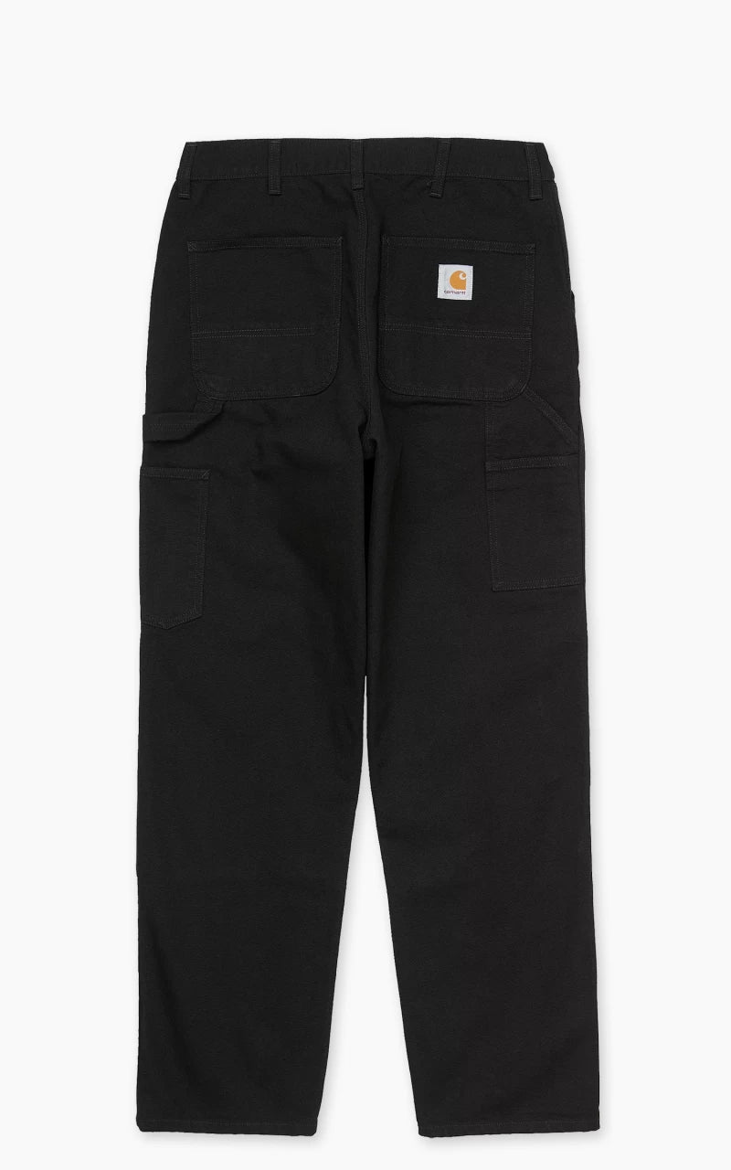 Carhartt WIP Double Knee Pant Dearborn Canvas Rinsed Black