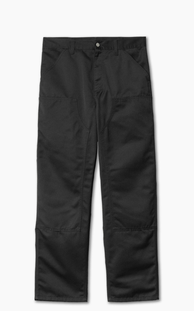 Carhartt WIP Double Knee Pant Denison Twill Rinsed Black