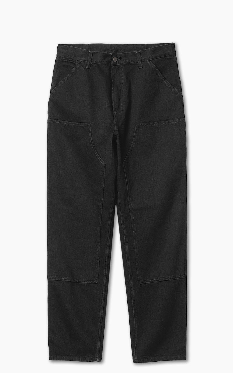 Carhartt WIP Double Knee Pant Smith Denim Rinsed Black