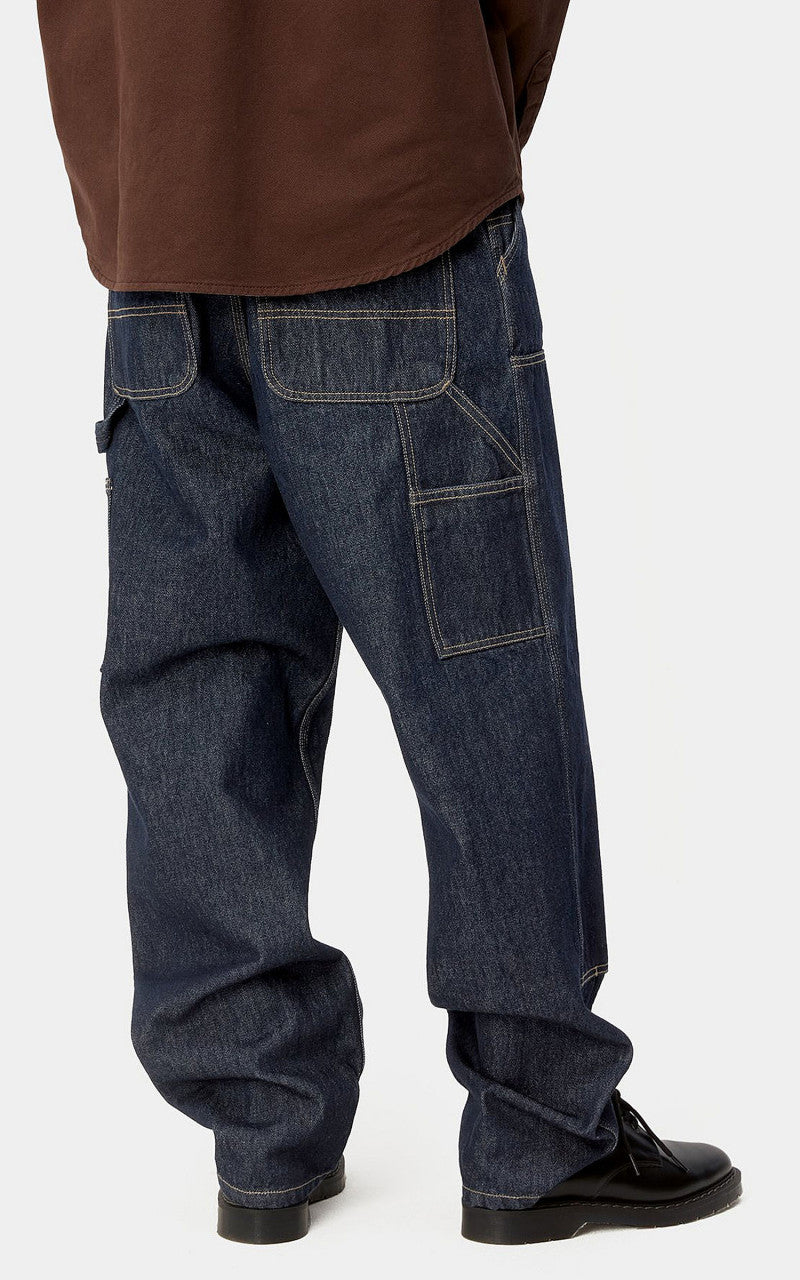 Carhartt WIP Double Knee Pant Smith Denim Rinsed Blue