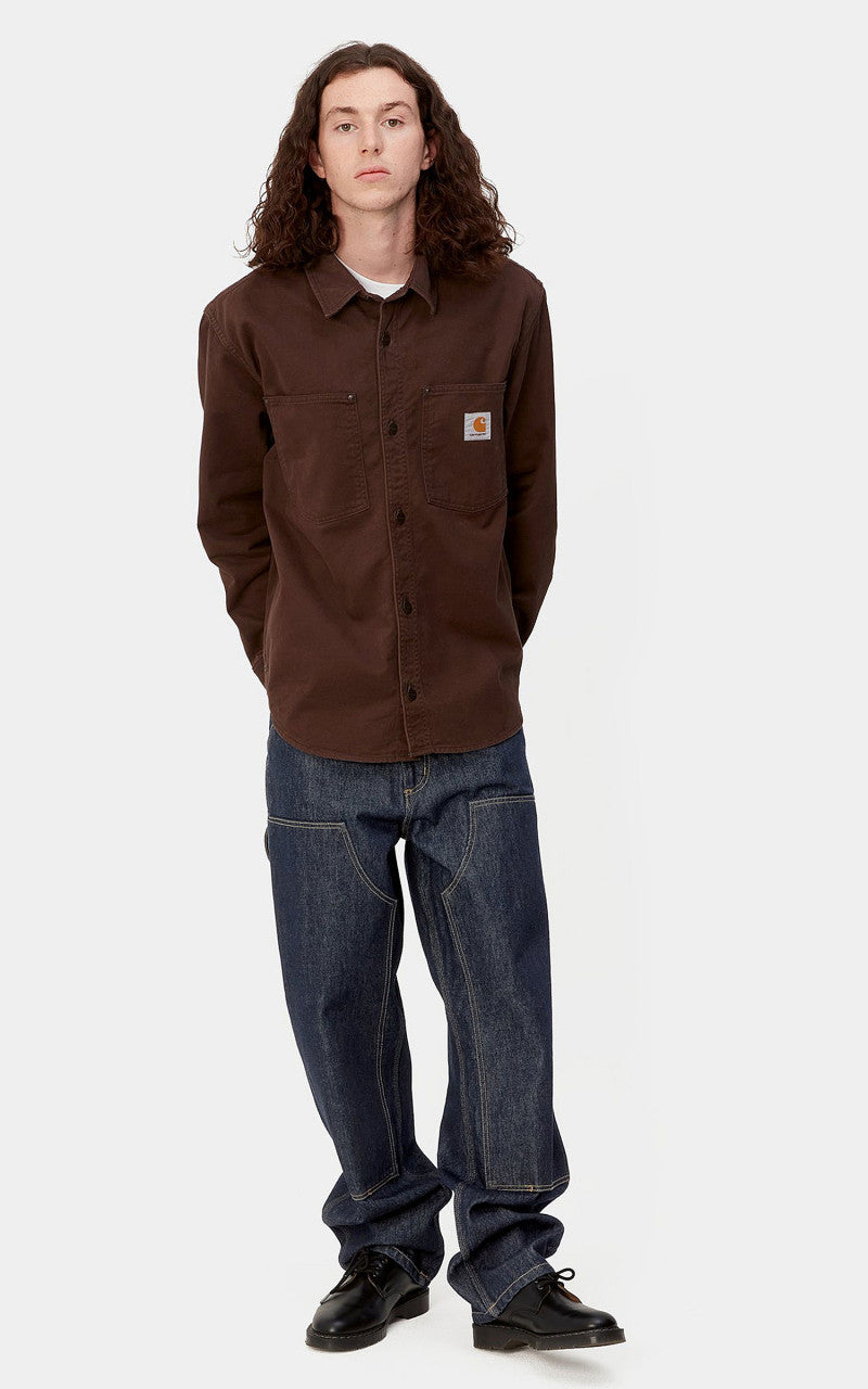 Carhartt WIP Double Knee Pant Smith Denim Rinsed Blue
