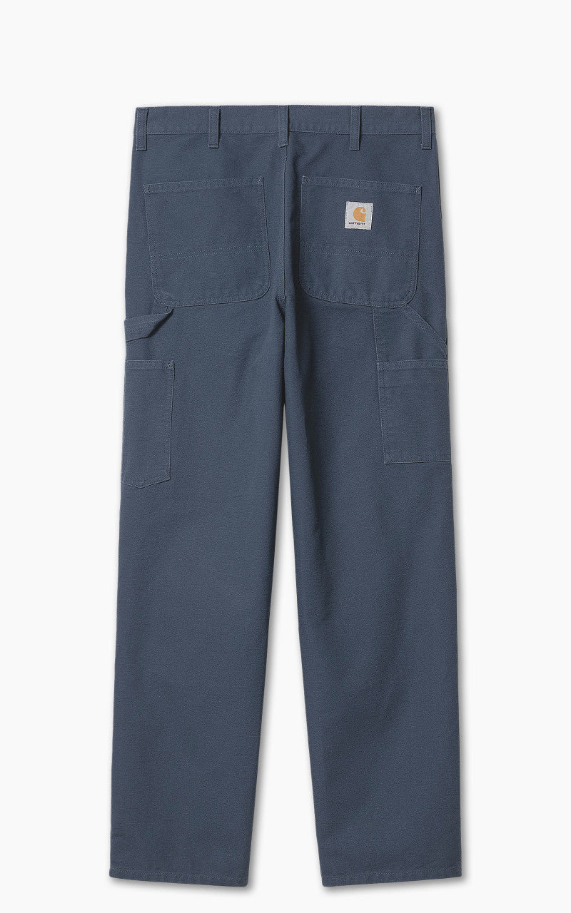 Carhartt WIP Double Knee Pant Dearborn Canvas Rinsed Blue