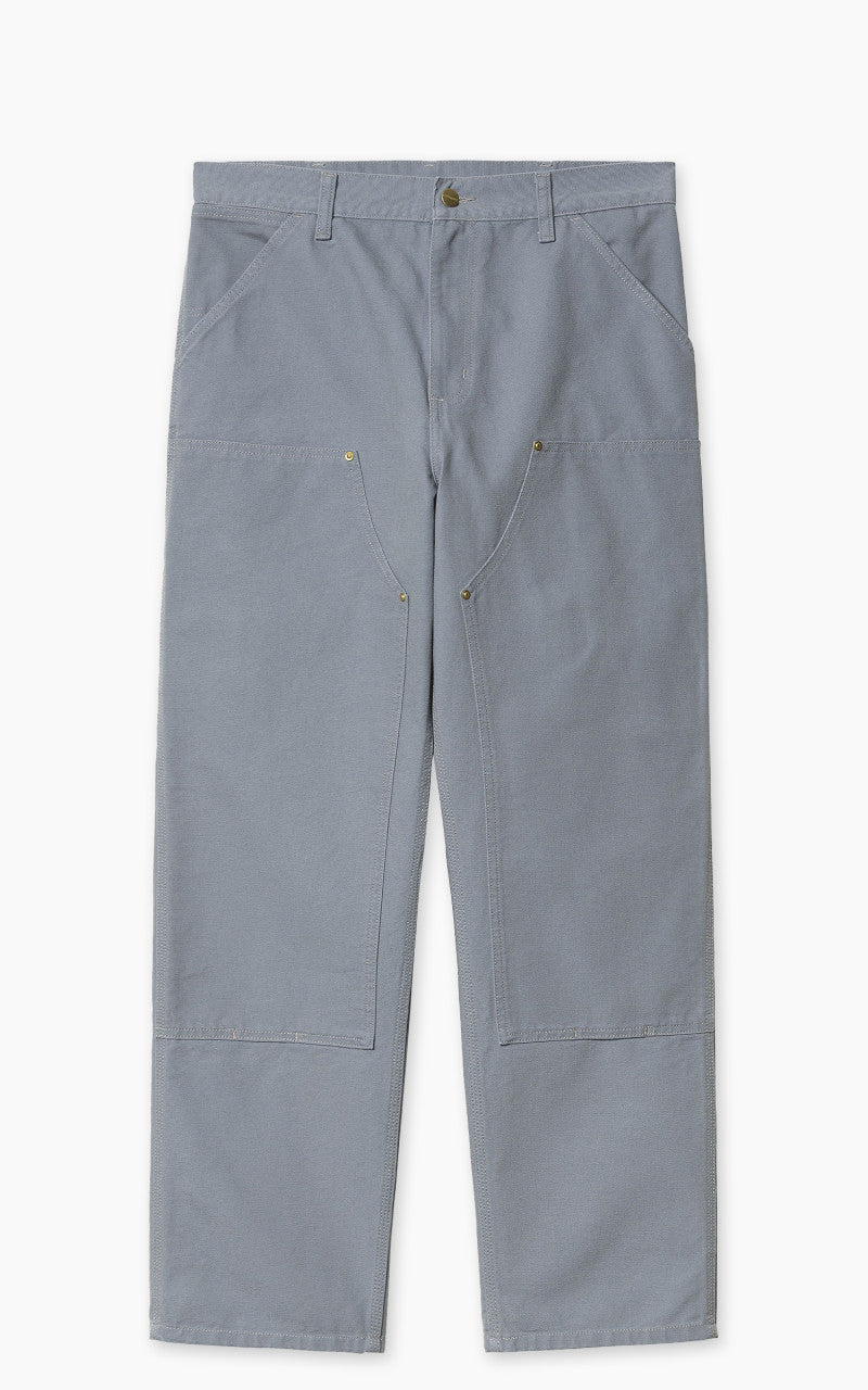 Carhartt WIP Double Knee Pant Dearborn Canvas Dove Grey Rinsed