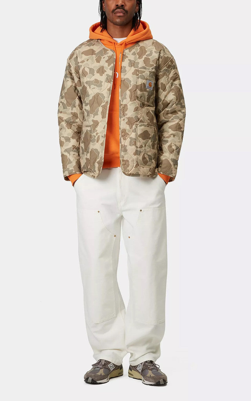 Carhartt WIP Double Knee Pant Dearborn Canvas Rinsed Wax