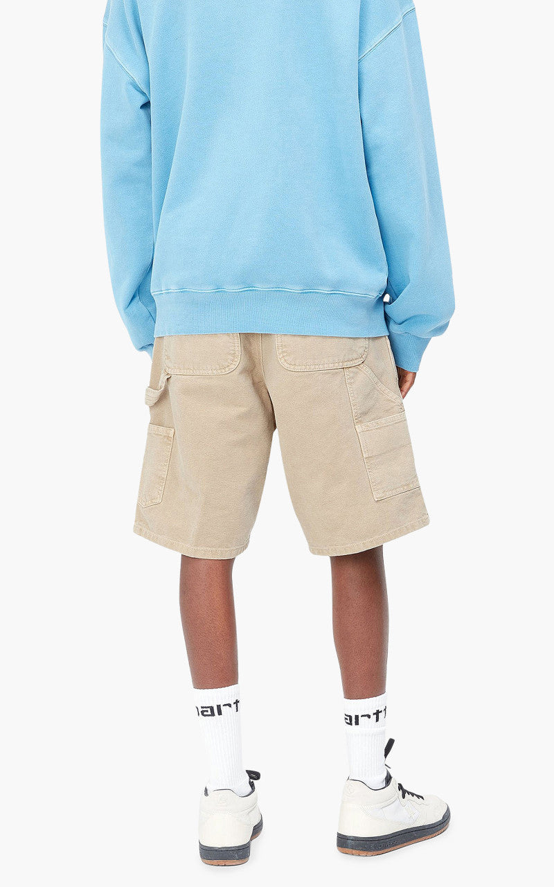 Carhartt WIP Double Knee Short Dusty H Brown Faded