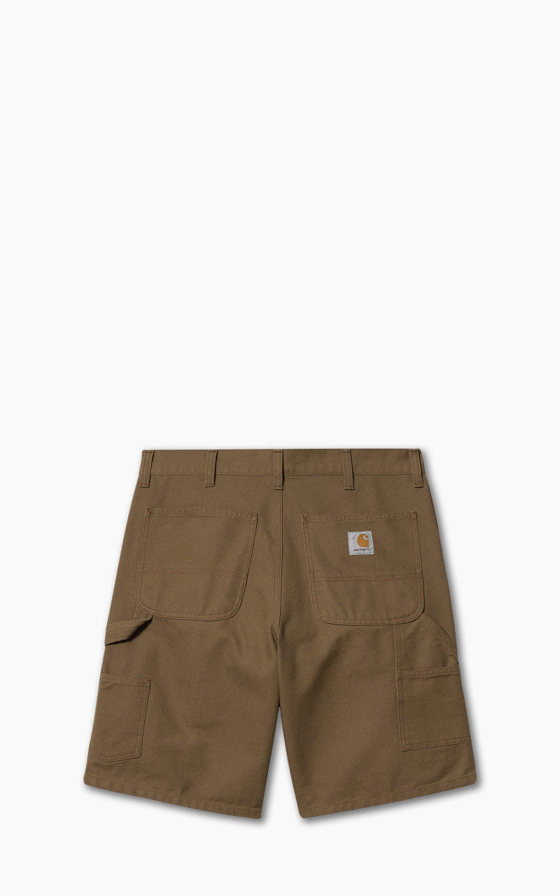 Carhartt WIP Double Knee Short Hamilton Brown Rinsed