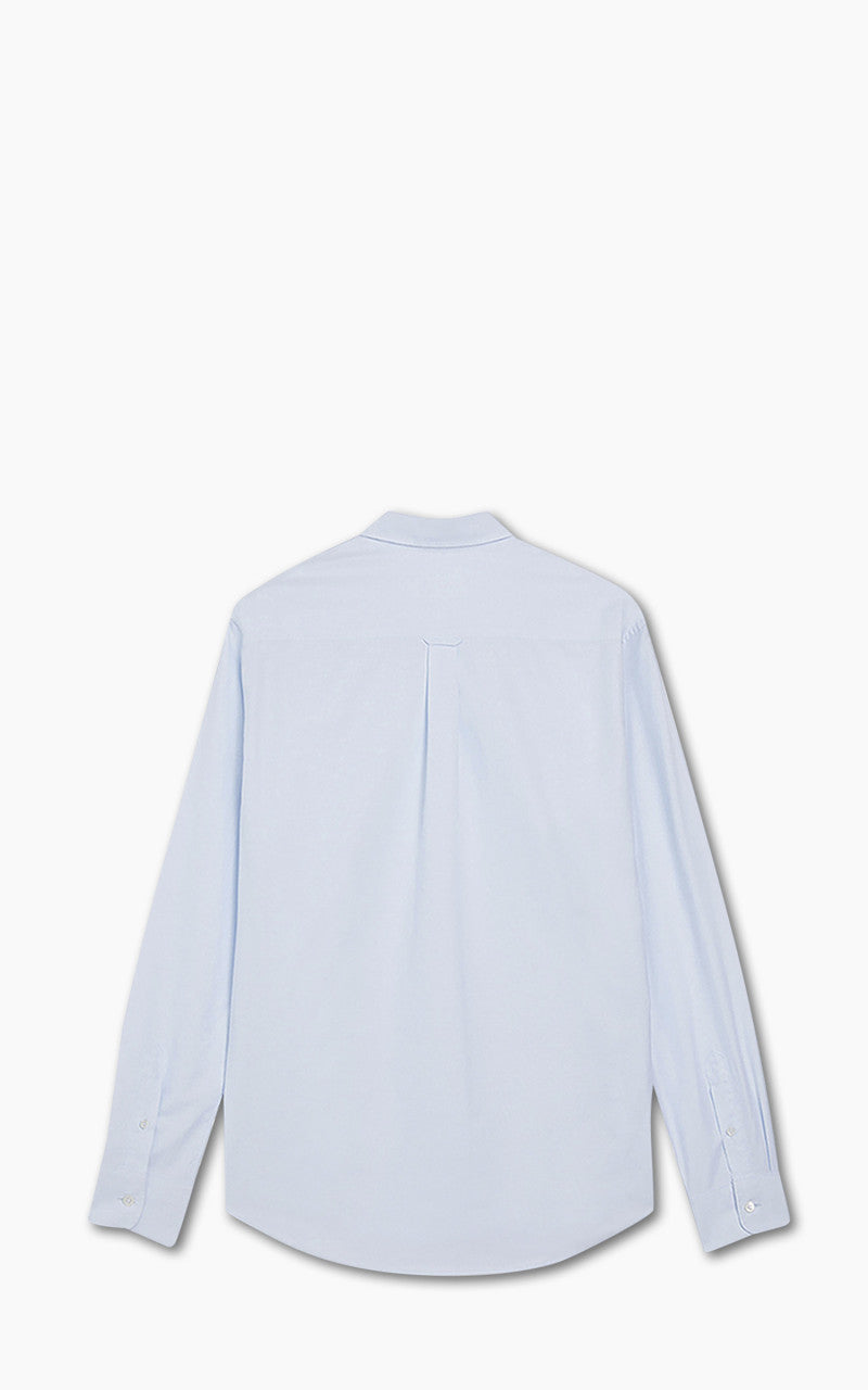 Maison Kitsuné Tricolor Fox Patch Classic Shirt BD Light Blue